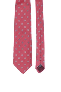 GIORGIO ARMANI silk tie Pattern Linen Silk red Quadrate - Bild 1 von 2