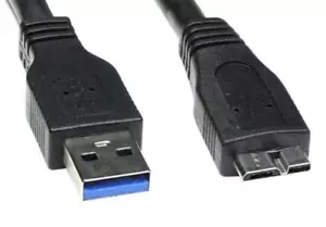 USB 3.0 Male A to Micro B Male Data External Hard Drive Disk HDD Power Cable HDD - Picture 1 of 5