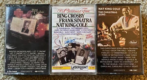 BING CROSBY / NAT KING COLE - The Christmas Song Classics - Cassette x3 * EX - Picture 1 of 6