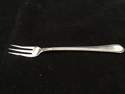 STERLING LUNT  COCKTAIL FORK 5 1/2" - NO MONO - Image 1 of 4
