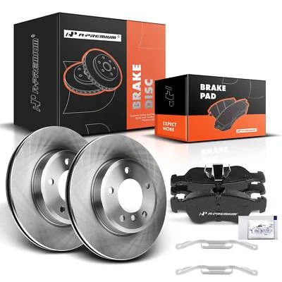 Rotores de freno de disco delanteros y pastillas de freno de cerámica para BMW 323i E46 2000 Z4 E85 03-08 Foto 1 de 4