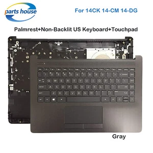 For HP 14-CM0062ST 14-CK0021TX 14-CK1018TX 14-CM Palmrest Keyboard Touchpad USA - Picture 1 of 10