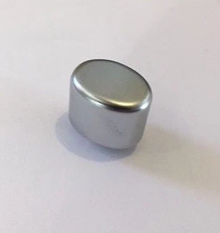 Volkswagen Caddy + Maxi + Touran - HANDBRAKE BUTTON - GENUINE VW - NEW - SILVER - Image 1 of 4