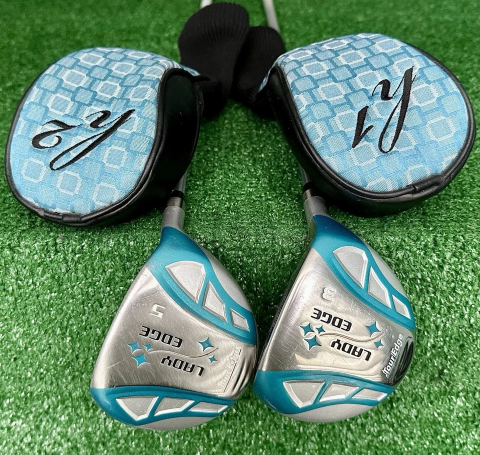 Women's Tour Edge Lady Edge Fairway 3/18° & 5/22° Wood Set, Ladies Right Hand - Image 1 of 4