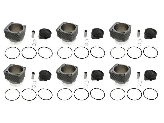 Juego de pistones Mahle 77GCJR62 para Porsche 911 1978 1979 1980 1981 1982 1983 Foto 1 de 1