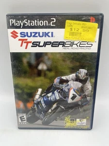 Suzuki TT Super Bikes Real Road Racing PlayStation 2 PS2 Completo CIB Probado - Imagen 1 de 8