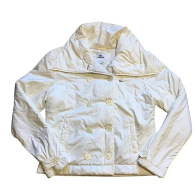 Chaqueta para mujer Lacoste blanca de doble botonadura marfil talla 36 Foto 1 de 4