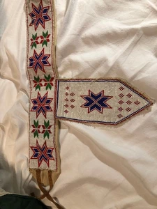 Native Anerican Beaded Dance Belt with SideTabs - Imagen 1 de 9