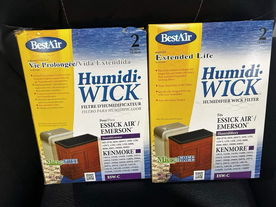 2pk Best Air Esw-c Humidiwick Humidifier Wick Filter Kenmore Emerson Sears
