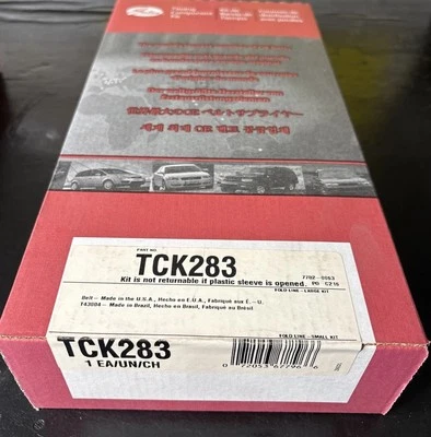 Kit de correa de distribución Gates TCK283 para 97-04 Ford Focus Escort Mercury 2,0 L SOHC Foto 1 de 4