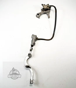 2007 Kawasaki KX450F KX 450F OEM NISSIN REAR BRAKE CALIPER MASTER CYLINDER 06-10 - Picture 1 of 6