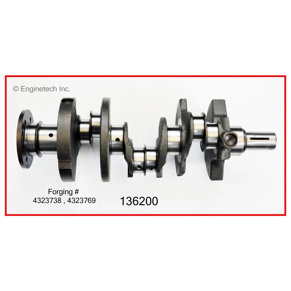 Kit de cigüeñal Reman con rodamientos para Dodge 1987-2003 3,9 L 239 OHV V6 Foto 1 de 1