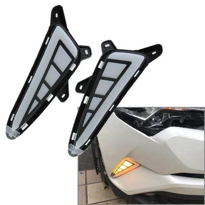 Zweifarbiges LED-Tagfahrlicht mit Signal-Kit für 2016-2020 For Toyota CHR - Bild 1 von 4