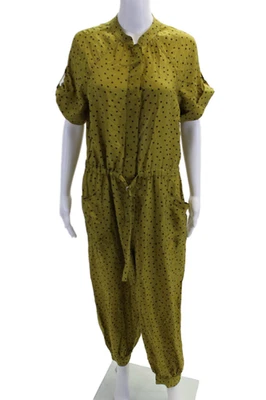 Mono para mujer Tanya Taylor manga corta pierna cónica lunares talla 6 Foto 1 de 4