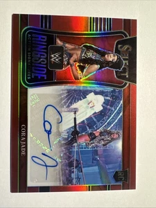 2022 Select WWE Cora Jade Ringside Action Signatures Red Prizm Auto RC 87/99 - Bild 1 von 6