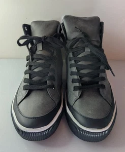 Tu Sainsbury's Gris Zapatillas Altas Zapatos Talla UK 8 Usados - Imagen 1 de 7