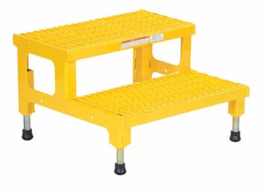 Vestil ASP-24 Adjustable Step Mate Stand, Steel, 24" Width, 24" Depth, 500 lbs - Picture 1 of 1