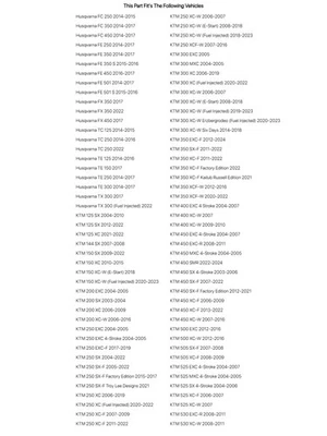 Protetor de freio a disco traseiro Tusk Billet laranja para KTM 300 XC-W seis dias 2014-2018 - Imagem 1 de 3