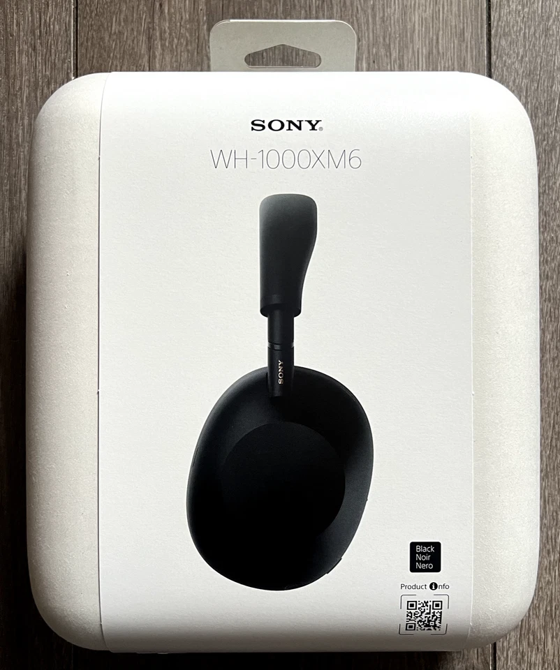 Sony WH-1000XM6 Noise Cancelling Over-Ear Wireless Bluetooth Headphones - Black