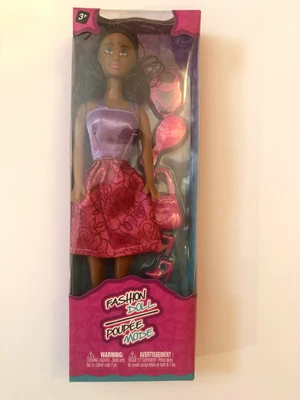 Черная модная кукла Barbie стиль Poupee режим с аксессуарами 11 1/2 дюйма игрушка для девочек - Изображение 1 из 4