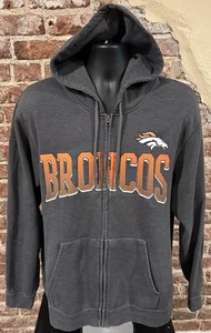 Ropa del equipo de la NFL Denver Broncos sudadera con capucha cremallera completa para hombre grande** Leer descripción** - Imagen 1 de 5