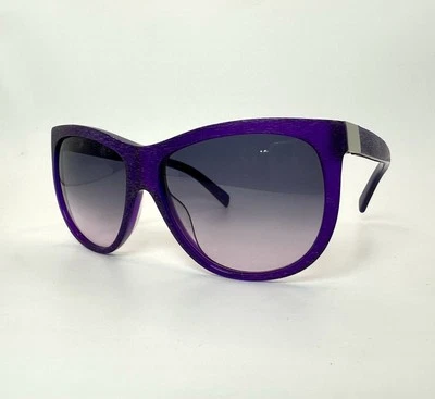 Nuevas gafas de sol auténticas JIL SANDER JS680S 514 púrpura con lentes grises degradados Foto 1 de 4