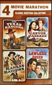 4 Movie Marathon: Classic Western Collection (DVD, 2011, 2-Disc Set) - Picture 1 of 4