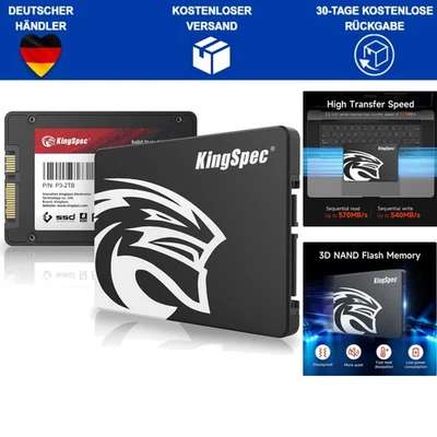 2.5 Zoll SATA SSD 2TB Internes Solid State Laufwerk hohe Geschwindigkeit - Bild 1 von 4