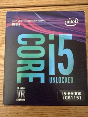 Procesador Intel Core i5 8600K 3,6 GHz LGA 1151 (usado)  Foto 1 de 3