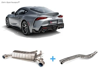 Impianto Completo Sportivo In Titanio Akrapovic Per Toyota GR Supra Tipo A90 - Immagine 1 di 4