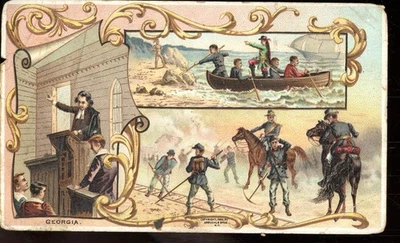 trade card-New York-Arbuckle Brothers Coffee- Georgia - Image 1 of 2