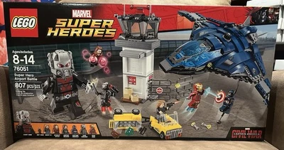 LEGO 76051 Marvel Super Hero Airport Battle - Retirado Sellado Vengadores Guerra Civil Foto 1 de 4