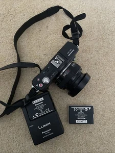 Panasonic Lumix GF2 Camera Body M43 12MP & 20mm F1.7 Lens! Extra Battery! - Picture 1 of 14