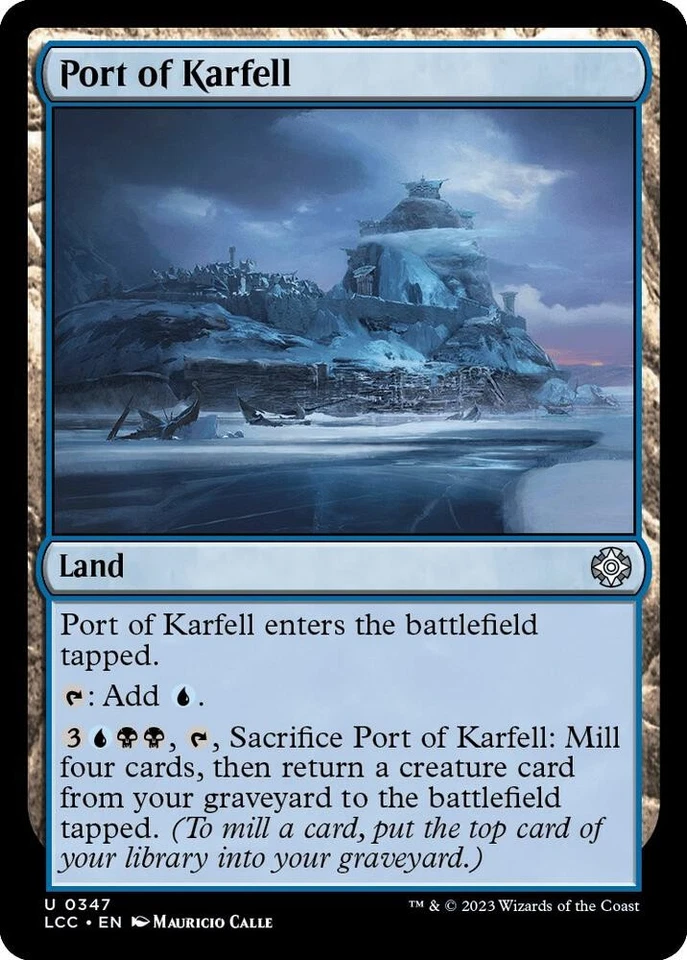 Port of Karfell U Commander: The Lost Caverns of Ixalan Land 347 - Image 1 of 1