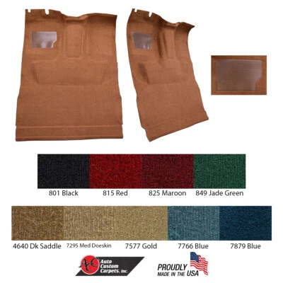 Alfombra Ford F-100 F-150 F-250 F-350 1974-1979 cabina extendida 2x2/4x4 Foto 1 de 4