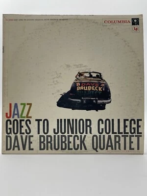 DAVE BRUBECK QUARTET JAZZ GOES TO JUNIOR COLLEGE LP VG VINYL COLUMBIA 6-EYE - Image 1 of 4