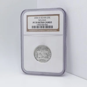 2006 S Nevada Silver 25C Quarter Coin NGC PF 70 Ultra Cameo - Picture 1 of 6