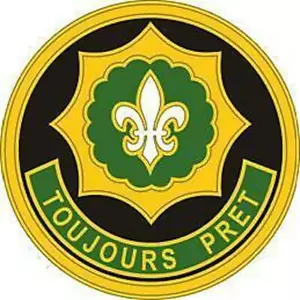 INSIGNIA DE IDENTIFICACIÓN DE SERVICIO DE COMBATE DEL EJÉRCITO 2ND ACR - Imagen 1 de 1