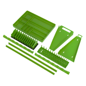 Tool Storage Organizer Set 9pc - Hi-Vis Green TSK01HV Sealey New - Picture 1 of 1