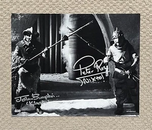 Topps Star Wars Authentics 8X10 Peter Ross (Nikto)  John Simpkin (Klaatu) Auto - Bild 1 von 3