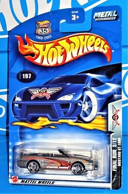 Hot Wheels 2003 Final Run Series #197 Mustang GT 1996 Mtflk Grey w/ PR5s - Image 1 of 2