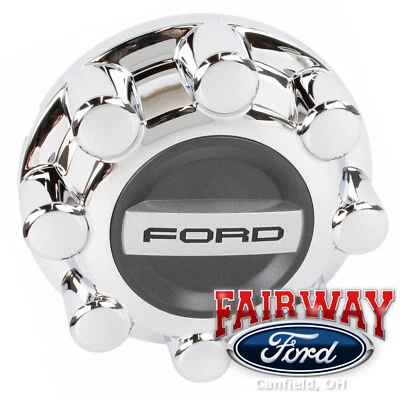 17 thru 26 Super Duty F350 OEM Ford 17" 18" Chrome Wheel Cap Cover HC3Z-1130-J - Image 1 of 4