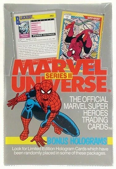 Marvel Series II Trading Card Box - 36 Pack