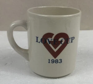 Vintage Love Cup 1983 with Heart Made in England - Picture 1 of 6