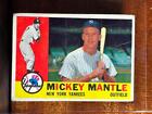 1960 Topps Set-Break #350 Mickey Mantle LOW GRADE (crease)