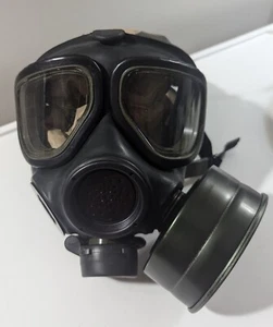 MSA Full Face Gas Mask W/Canister Sz Small Respirator Riot Control New - Picture 1 of 9
