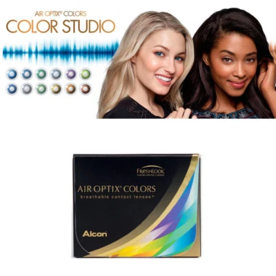 Air Optix Aqua Colors, 2 Linsen einer Stärke und Farbe pro Box von Alcon + Werte