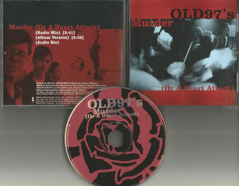 Rhett Miller OLD 97’s Murder or a heart attack MIX & BIO PROMO CD vince vaughn - Image 1 of 1