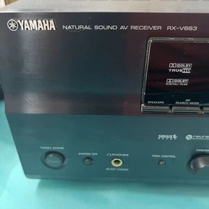 Yamaha RX-V663 7.2 Home Theater AV HDMI 650W Stereo Receiver POWERS ON UNTESTED - Picture 1 of 24
