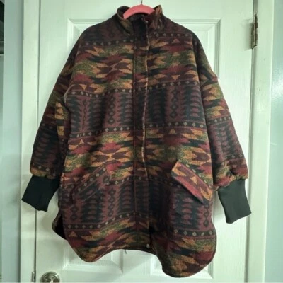 Steve Madden Hombre Negro Cuadros Botón Abrigo Talla S Cabin Fever Abrigo Largo Foto 1 de 4